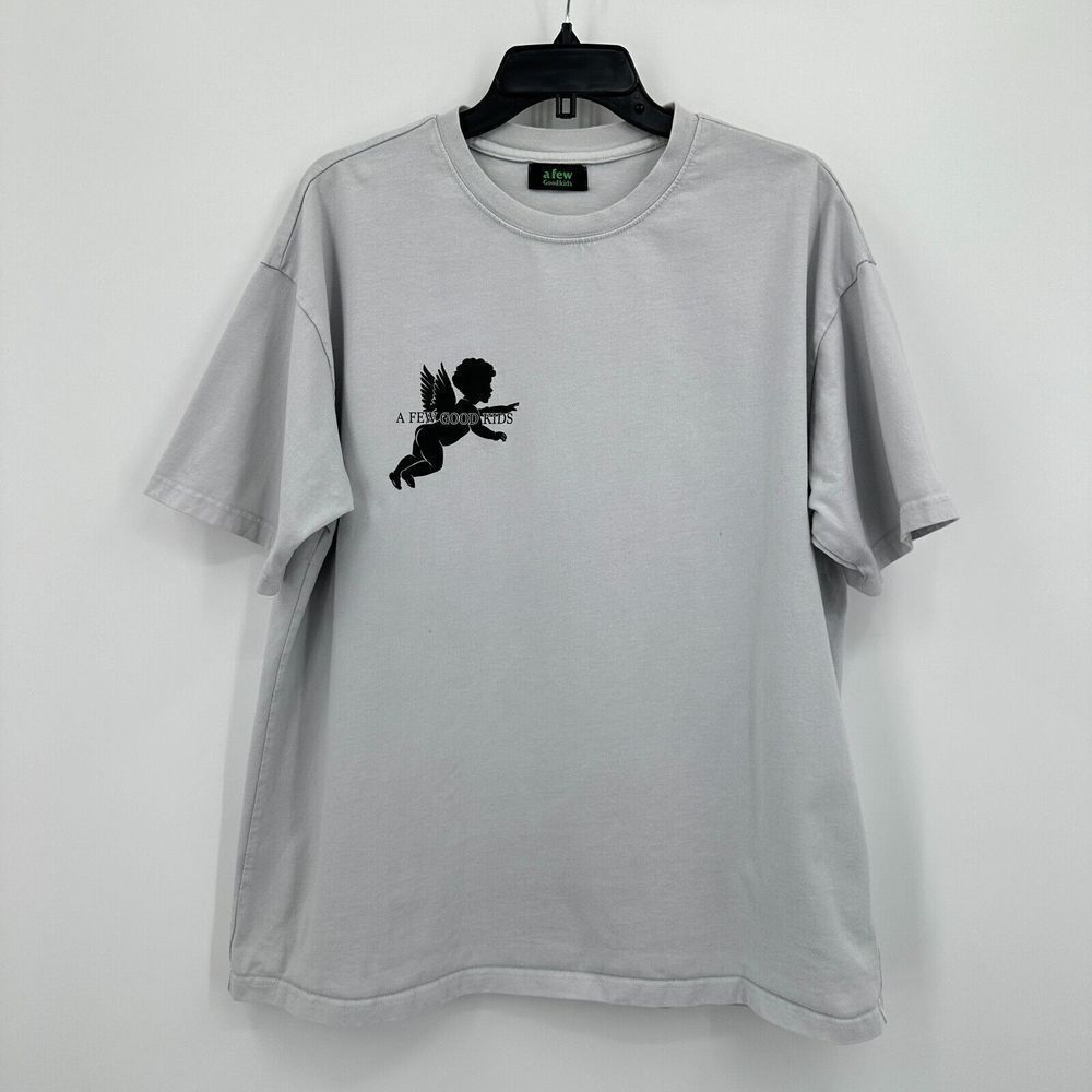 A Few Good Kids Tshirt Mens XL Gray Cherub Clouds Streetwear‎ Ma SiWei Hypebeast